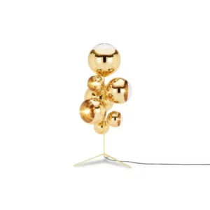 Торшер MIRROR BALL STAND CHANDELIER GOLD 1