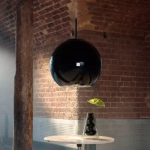 Подвесной светильник COPPER ROUND PENDANT BLACK 45CM 6