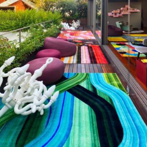 Ковер WAVE GREEN RECTANGULAR 4