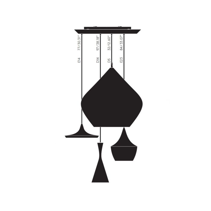 Beat LED Range Круглая подвесная система