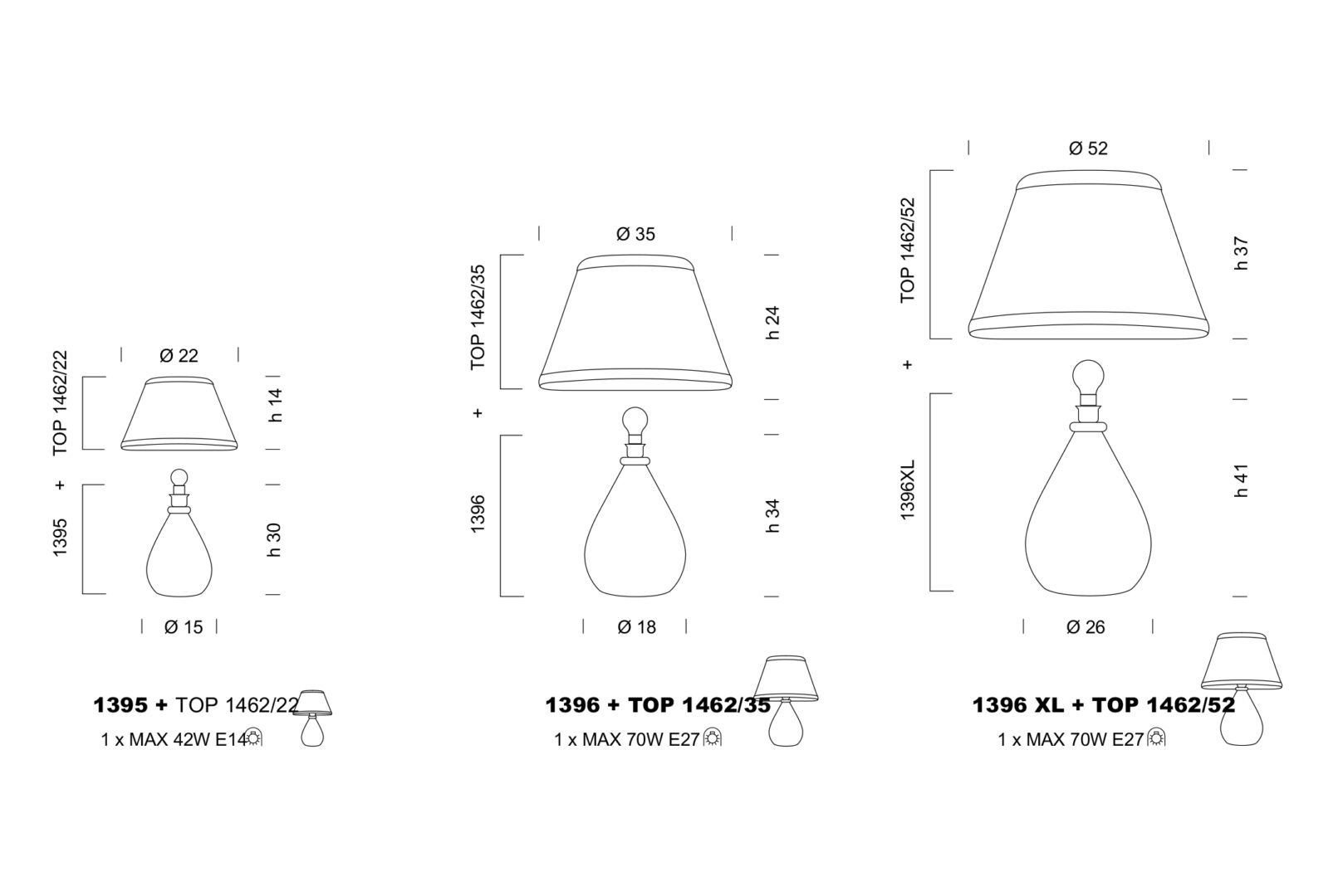 Настольная лампа FELICITA