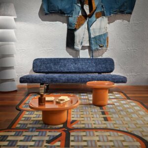 Приставной столик OBON RECTANGULAR LOW GREY 4