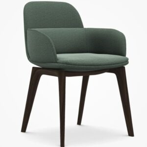 Итальянский стул. Полукресло BARBICAN BSB4 legno от MOLTENI 