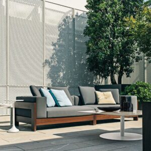 Итальянский диван Alison Iroko Outdoor от MINOTTI