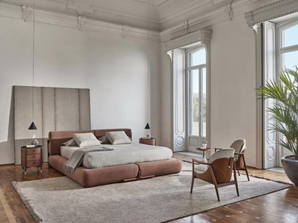 Итальянская кровать KLEM от PORADA