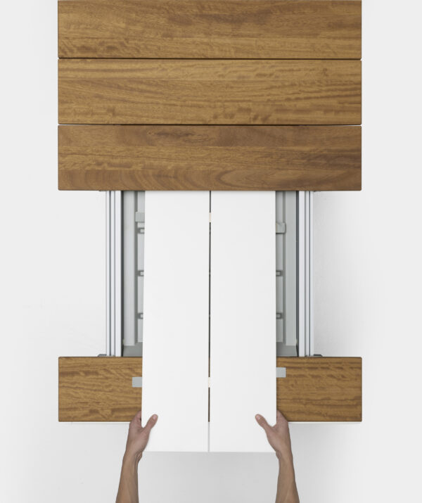 Итальянский стол Maki slatted 5