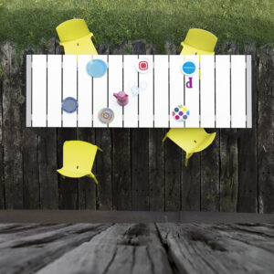 Итальянский стол Sushi slatted от KRISTALIA