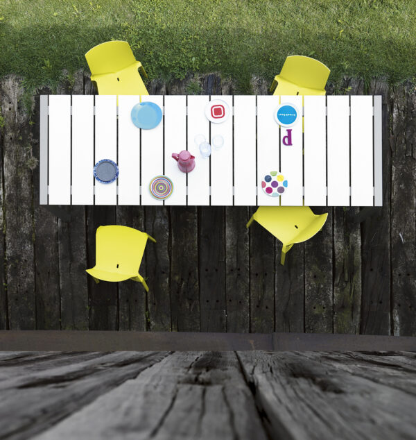 Итальянский стол Sushi slatted от KRISTALIA