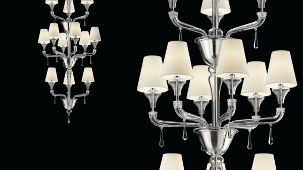 Итальянская люстра Torpedo Nevada от Barovier&Toso