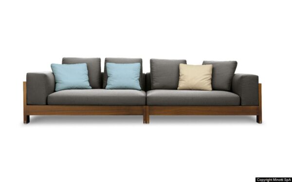 Итальянский диван Alison Iroko Outdoor от MINOTTI