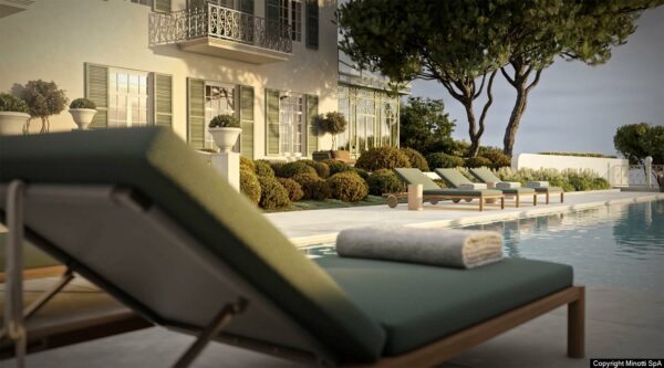 Итальянский шезлонг Daylight Daybed от MINOTTI