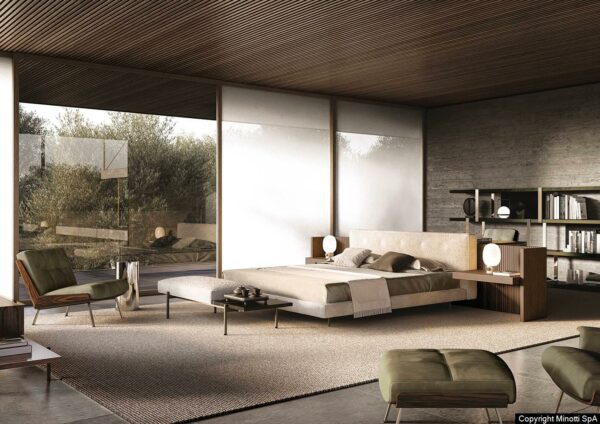 Итальянская кровать Brasilia Bed от MINOTTI