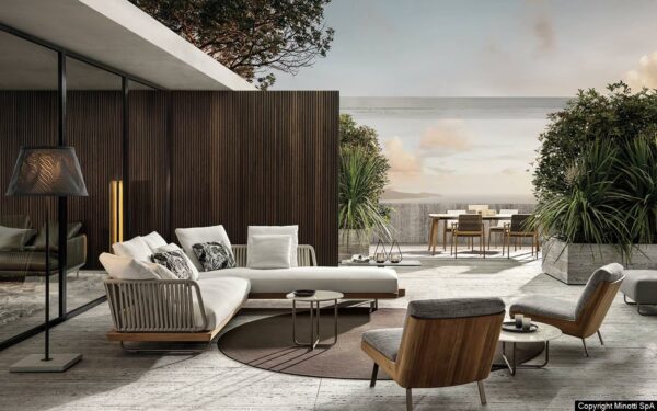 Итальянский диван Sunray от MINOTTI