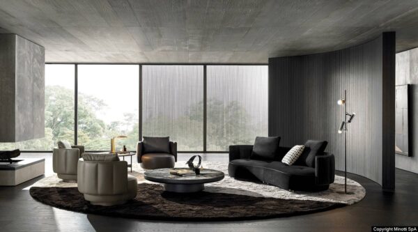 Итальянское кресло Torii Bold от MINOTTI