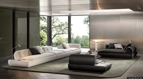 Итальянский ковёр Outline Roundy от MINOTTI
