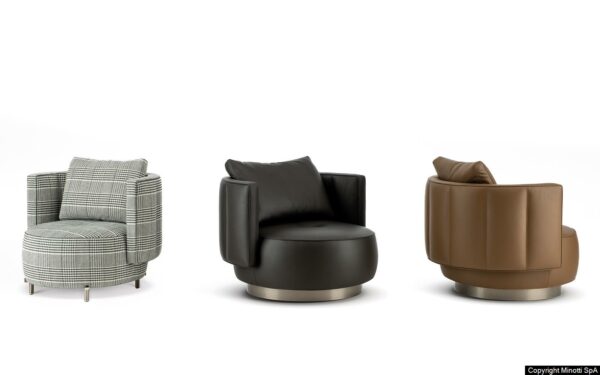 Итальянское кресло Torii Bold от MINOTTI