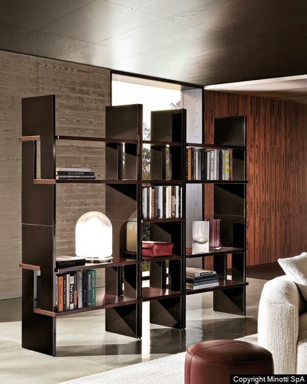 Итальянский стеллаж Zoe от MINOTTI