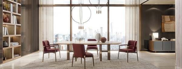 Итальянский стол Atelier rectangular table 2