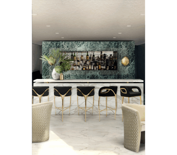 Дизайнерский стул Chandra High от BOCA DO LOBO (Португалия)