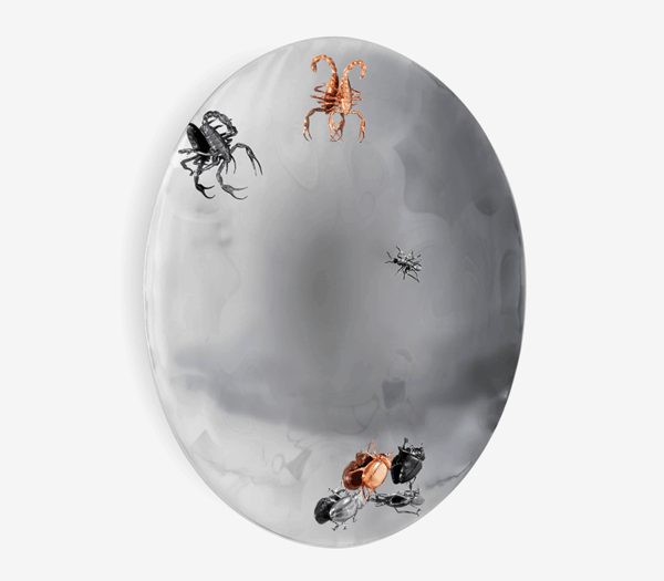 Дизайнерское зеркало Сoncave metamorphosis 2