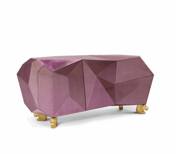 Дизайнерский комод Diamond amethyst от BOCA DO LOBO (Португалия)