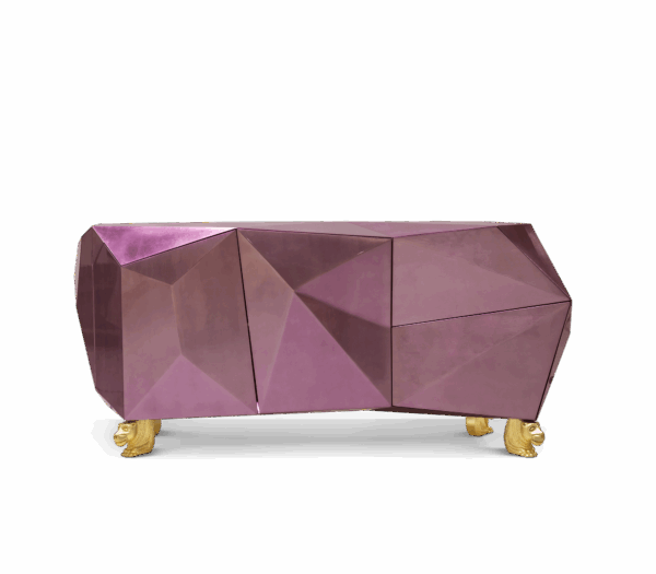 Дизайнерский комод Diamond amethyst 3