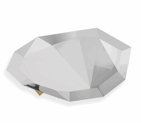 Дизайнерский столик Newton black 2