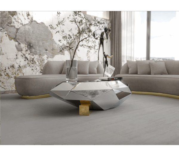 Дизайнерский столик Newton black от BOCA DO LOBO (Португалия)