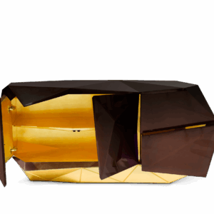 Дизайнерский комод Diamond chocolate 2