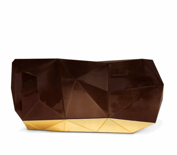 Дизайнерский комод Diamond chocolate 3