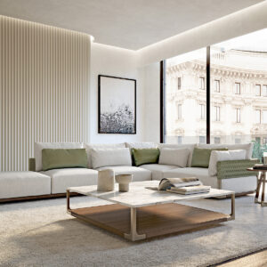 Итальянский диван Drum modular 2