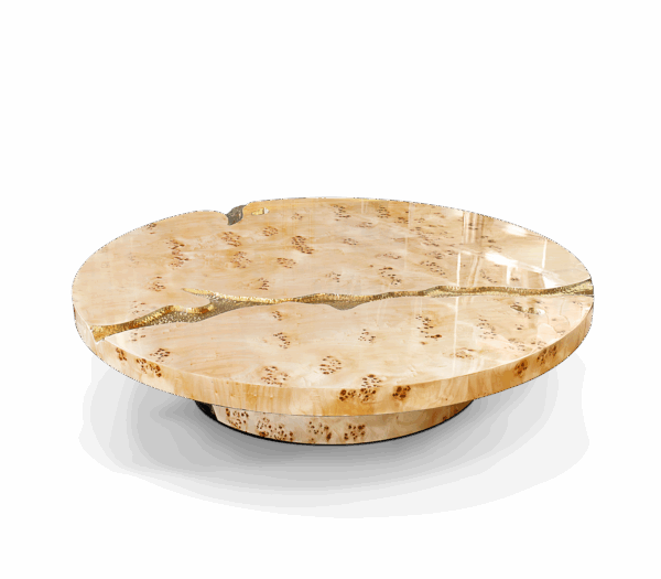 Дизайнерский столик Empire poplar root от BOCA DO LOBO (Португалия)
