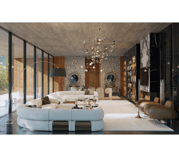 Дизайнерский диван Fitzgerald от BOCA DO LOBO (Португалия)