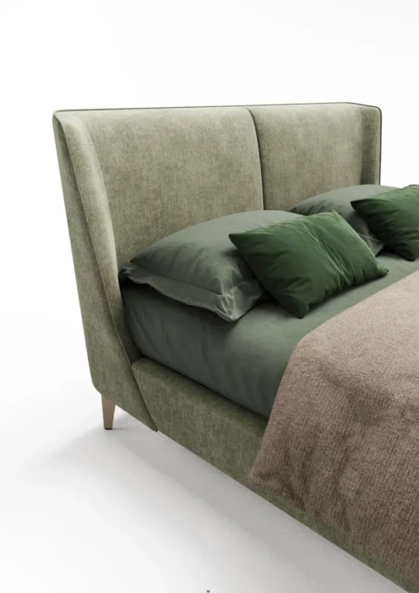 Итальянская кровать Floyd 180*200 MT3302  без подъемного механизма, на высоких металлических ножках.