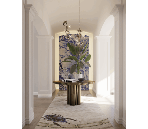 Дизайнерский стол Fortuna round 4