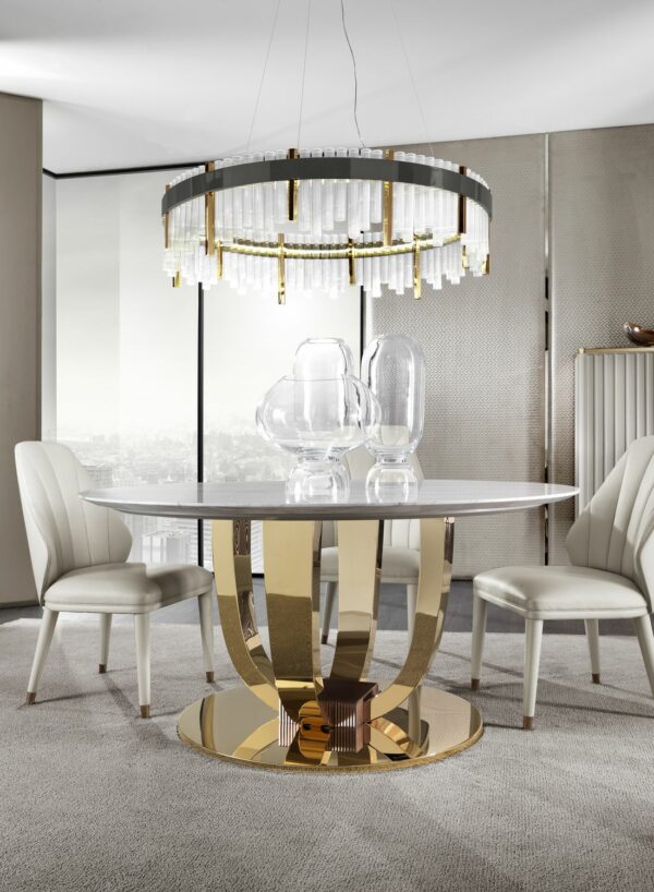 Итальянский стол Hermes Round 4