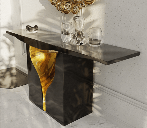 Дизайнерская консоль Lapiaz black от BOCA DO LOBO (Португалия)