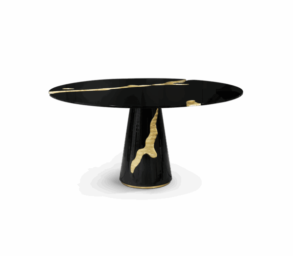 Дизайнерский стол Lapiaz black от BOCA DO LOBO (Португалия)