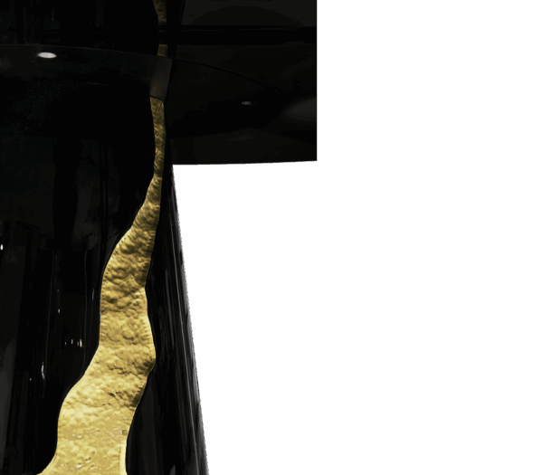 Дизайнерский стол Lapiaz black 4