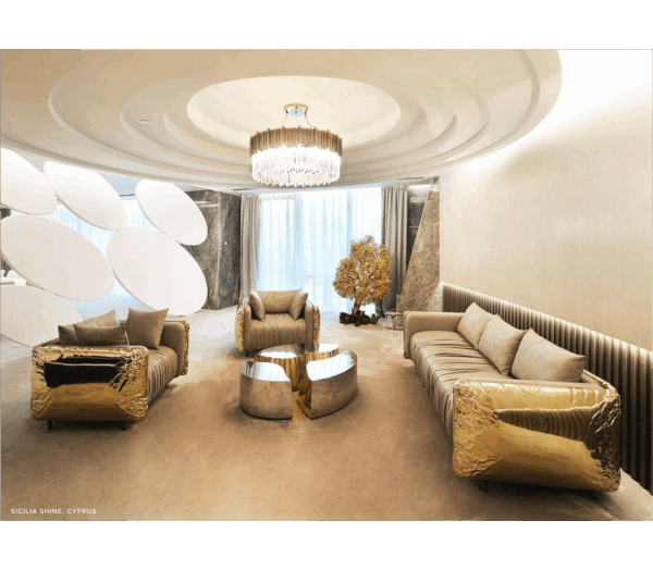 Дизайнерский столик Lapiaz oval от BOCA DO LOBO (Португалия)