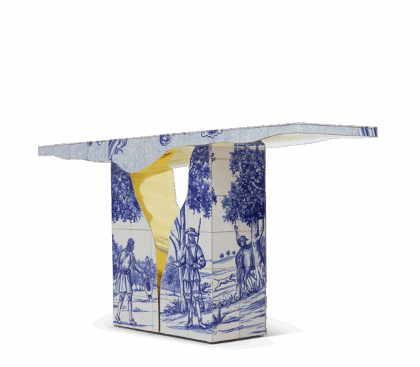 Дизайнерская консоль Lapiaz tiles 3