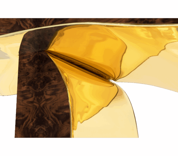 Дизайнерская консоль Lapiaz walnut 3