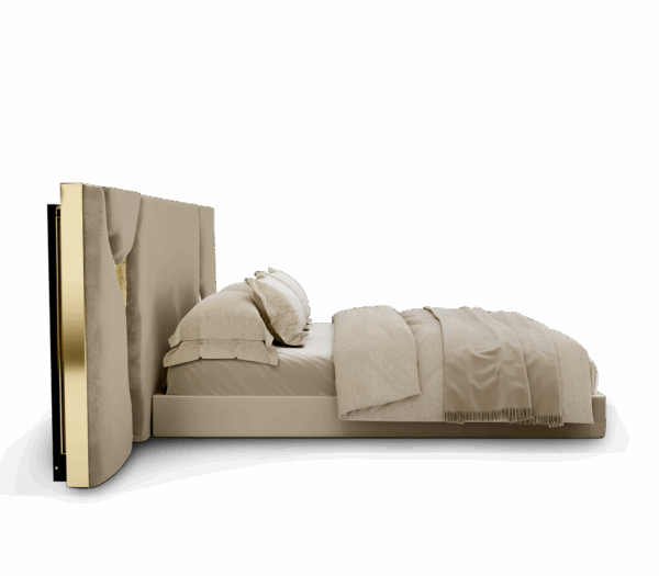 Дизайнерская кровать Lapiaz white 2