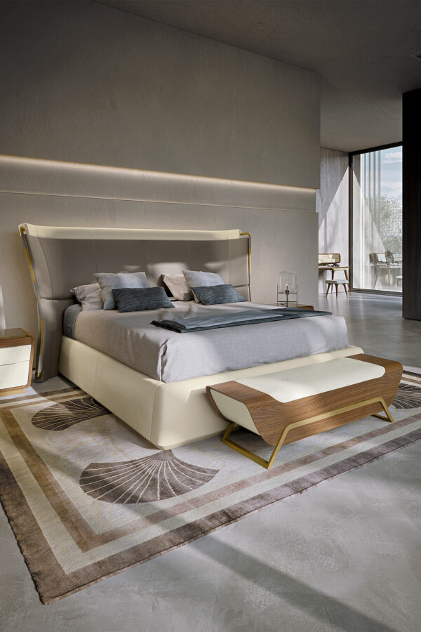 Итальянская кровать Melting Light от TURRI