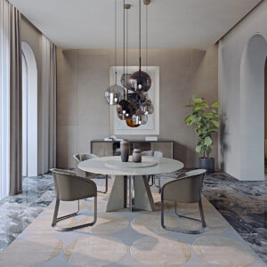 Итальянский стол Milano round от TURRI