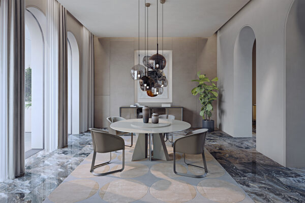 Итальянский стол Milano round от TURRI