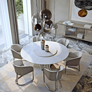 Итальянский стол Milano round 3