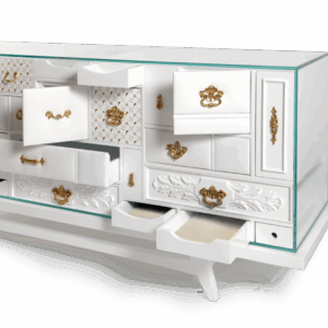 Дизайнерский комод Mondrian white 2