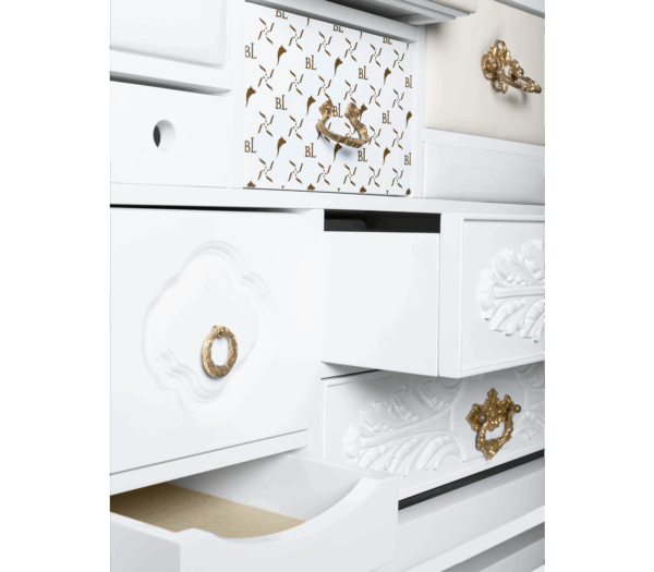 Дизайнерский комод Mondrian white 4