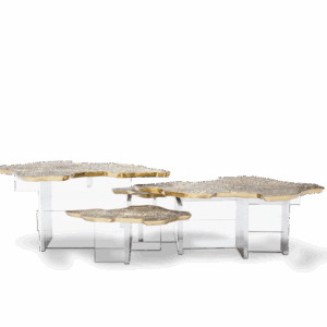 Дизайнерский столик Monet Gold от BOCA DO LOBO (Португалия)